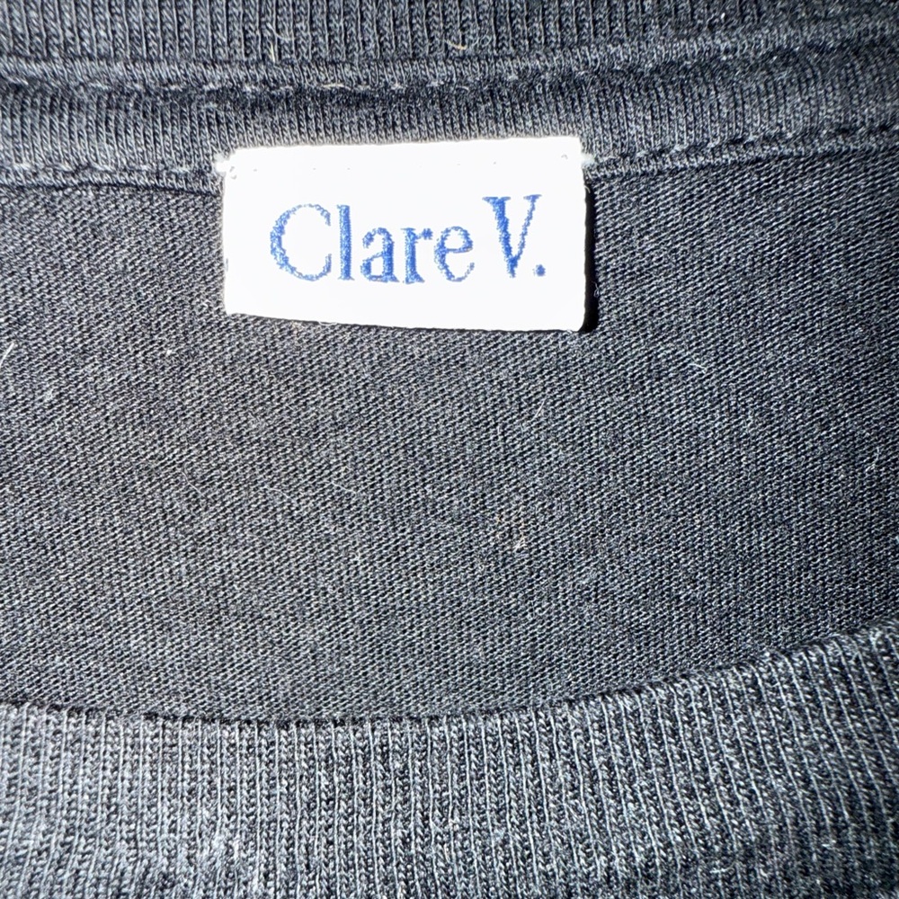 CLARE V. Classic tee CIAO print size M - Picture 2 of 3